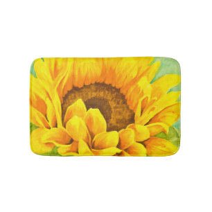 Sunflower Bathroom Mat