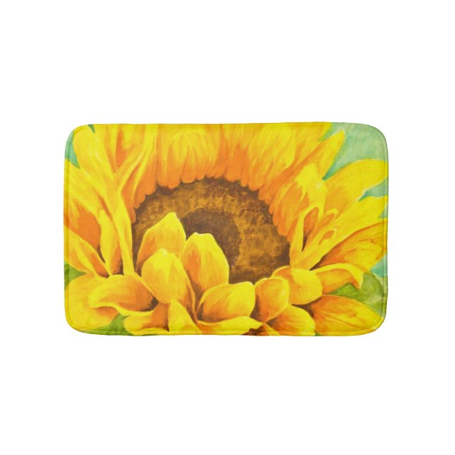 Sunflower Bathroom Mat (Front)