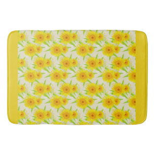 Sunflower Bathroom Mat
