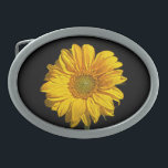 Sunflower bbcna belt buckle<br><div class="desc">Sunflower - A single sunflower photographed against a black background.

© Alan Harman Photography 2013. All Rights Reserved.
www.alanharmanphotography.com

230318
belt buckle</div>