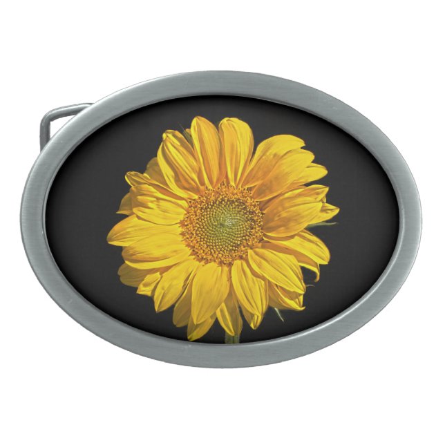 Sunflower bbcna belt buckle (Front)