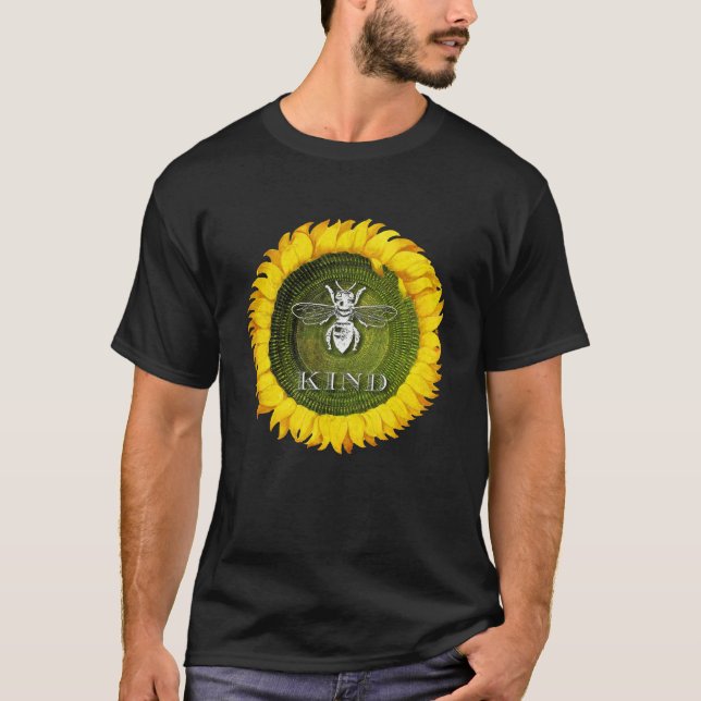 Sunflower Be Kind Kindness T-shirt (Front)