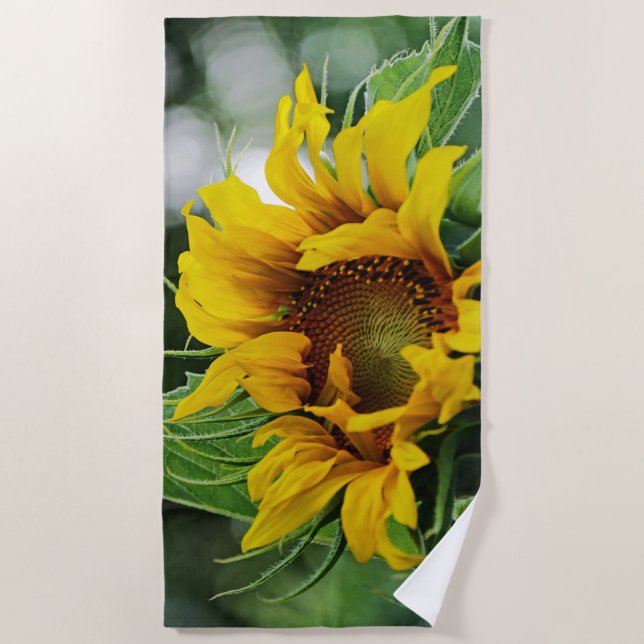 Sunflower Beach Towel (Front)