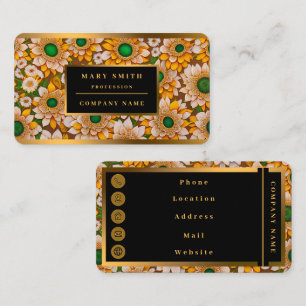 Sunflower Beautiful Popular Collection Business Card