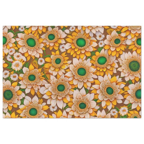 Sunflower Beautiful Popular Collection Tissue Paper