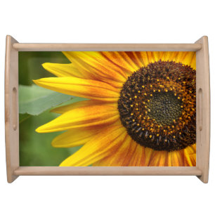 Sunflower beauty serving tray