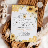 Sunflower Bee Baby Shower Mommy To Bee Baby Shower