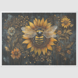 Sunflower Bee Tissue Paper