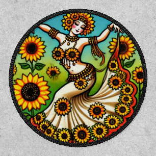 Sunflower Belly Dancer Patch