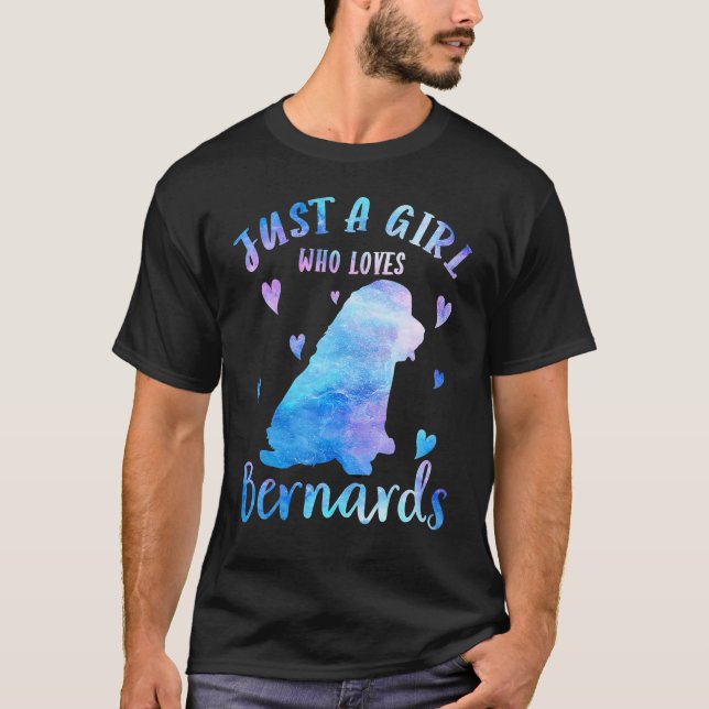 Sunflower Bernard Dog  Best Dog Mom Ever Mother's  T-Shirt (Front)
