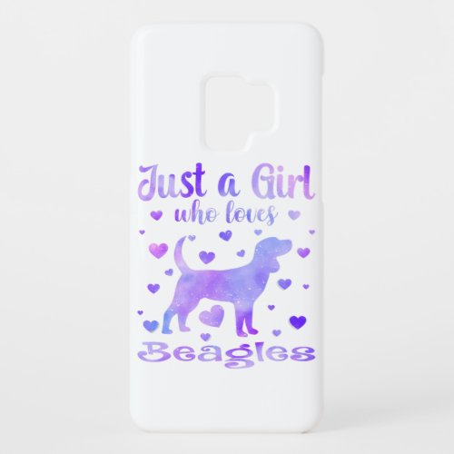 Sunflower Best Dog Mom Ever Funny Beagle Lover Pup Case_Mate Samsung Galaxy S9 Case