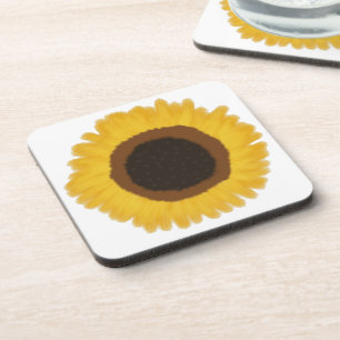 Sunflower Beverage Coaster