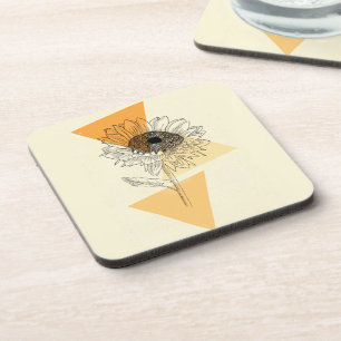 Sunflower Beverage Coaster