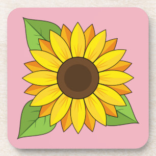 Sunflower Beverage Coaster