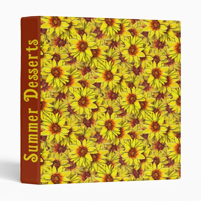 Sunflower Binder (Front/Spine)