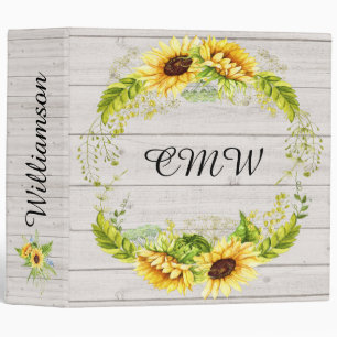 Sunflower Binder - Notebook