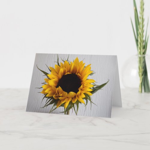 Sunflower Birthday Card