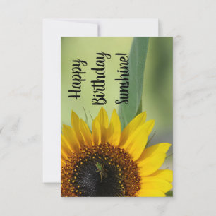 Sunflower Birthday Card