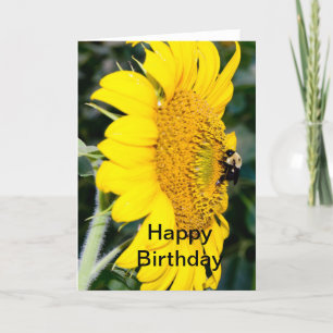 Sunflower Birthday Card
