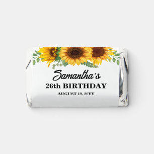Sunflower Birthday Hershey's Miniatures