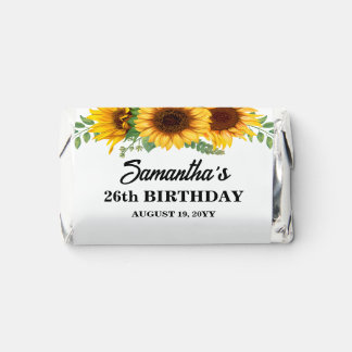 Sunflower Birthday Hershey's Miniatures