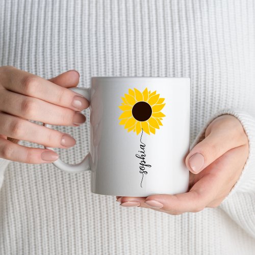 Sunflower Birthday Party Gift Her Women Girls Mug