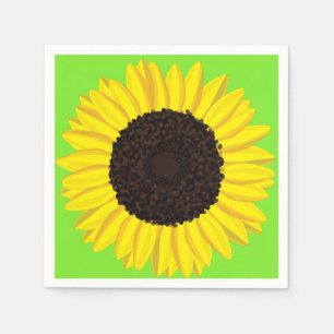 Sunflower Birthday Party Napkins