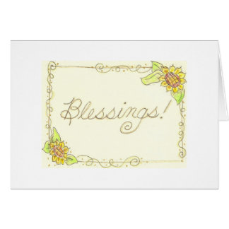 Sunflower Blessings! Cards