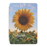 Sunflower Bloom Inspiration - Custom Nature Floral iPad Mini Cover