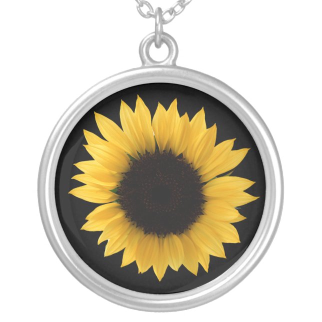 Sunflower Bloom Necklace (Front)