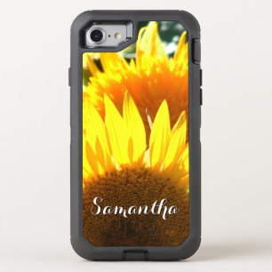 Sunflower bloom Otterbox phone Defender iPhone SE/8/7 Case