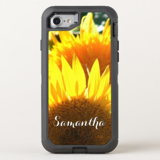 Sunflower bloom Otterbox phone OtterBox Defender iPhone SE/8/7 Case