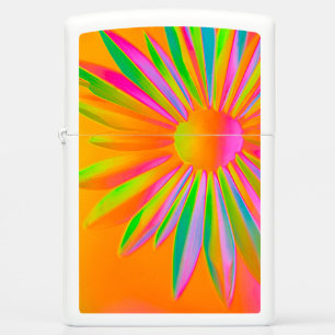 Sunflower Bloom Zippo Lighter - Stylish Mix of Col