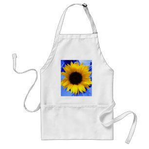 Sunflower Blue Adult Apron