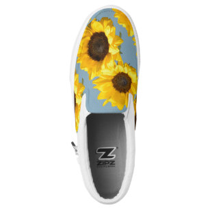 yellow sunflower shoes