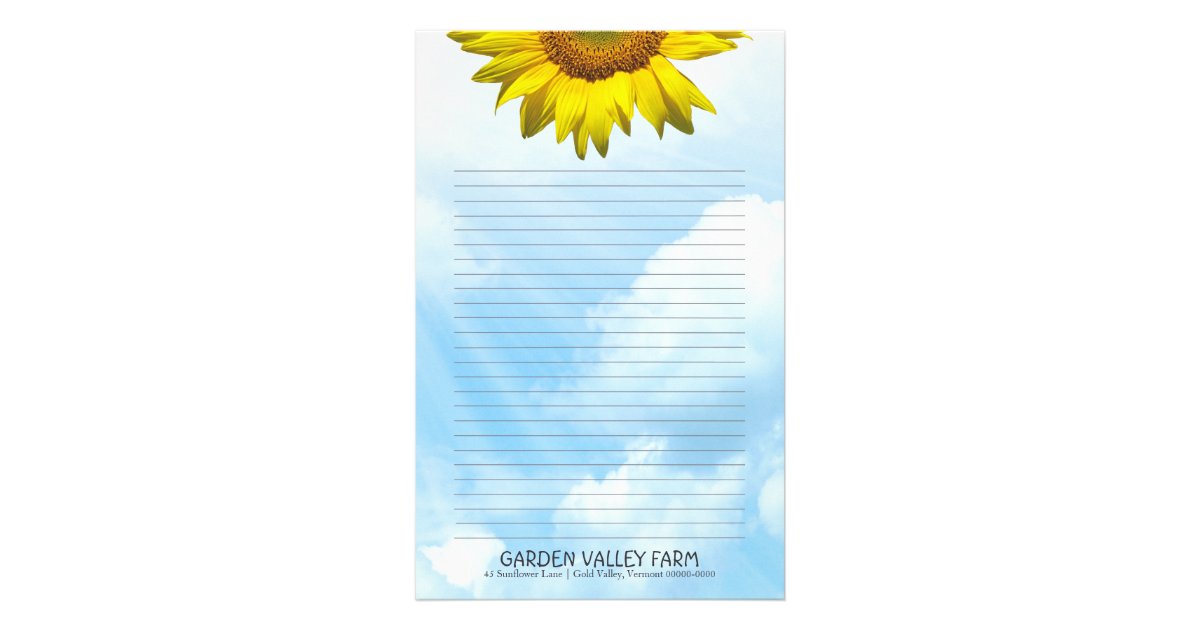 Personal writing paper
