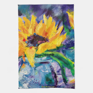Sunflower Blues Alaskan Kitchen Towel