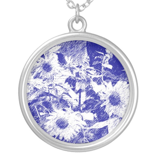 Sunflower Blues Necklace (Front)