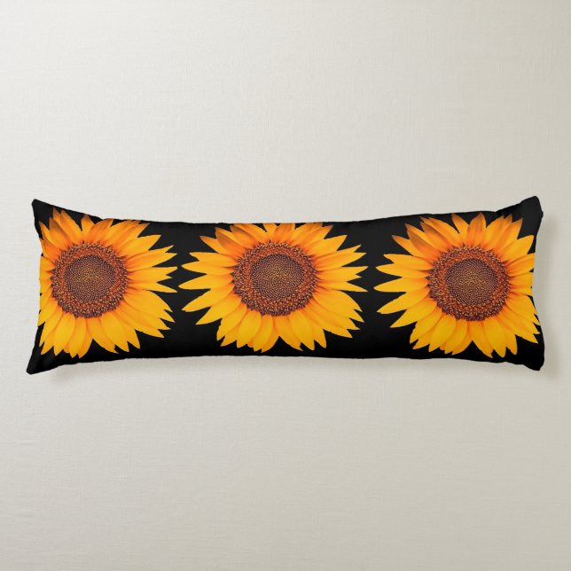 Sunflower Body Pillow (Front)