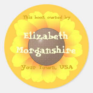 Sunflower Bookplate