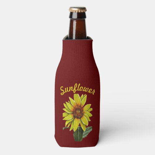 Sunflower Bottle Cooler