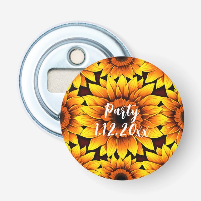 Sunflower Bottle Opener (Front)