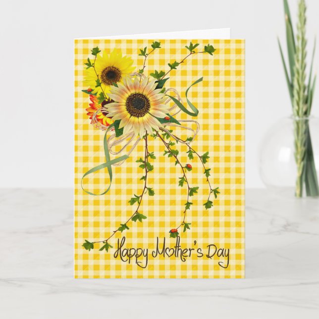 Sunflower Bouquet Card (Front)