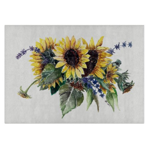 Sunflower Bouquet Cutting Board