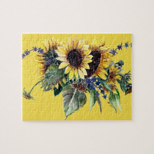 Sunflower Bouquet Jigsaw Puzzle