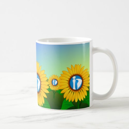 Sunflower bowl coffee mug