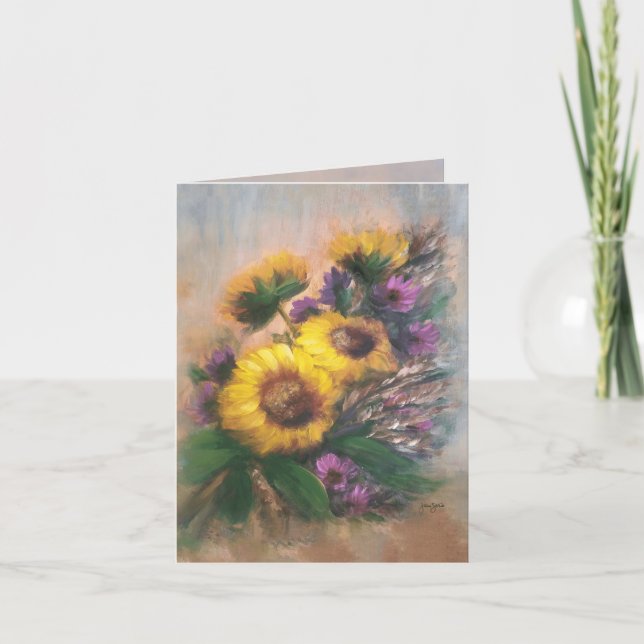 Sunflower Breeze Card (Front)