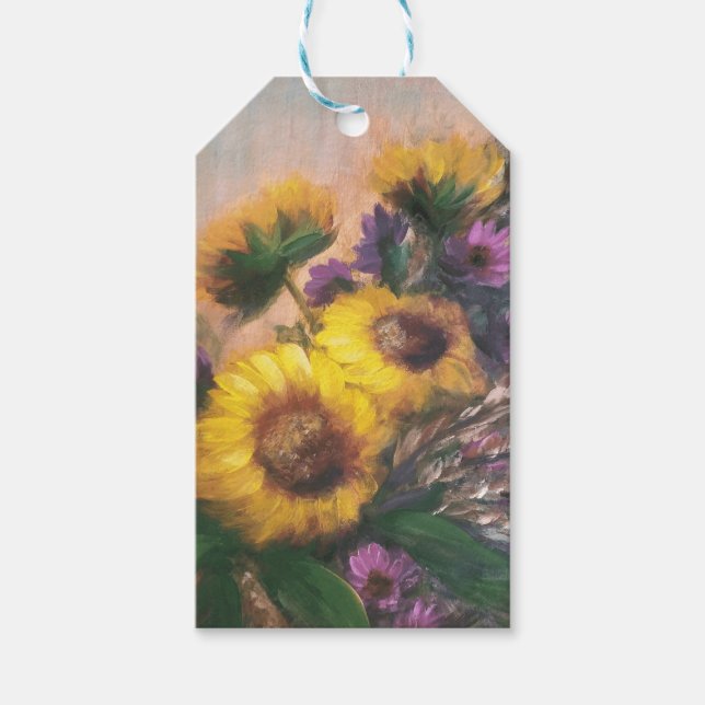 Sunflower Breeze gift tag (Front)