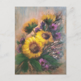 Sunflower Breeze Postcard