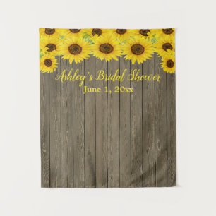 Sunflower Bridal Shower Backdrop Wood Photo Booth